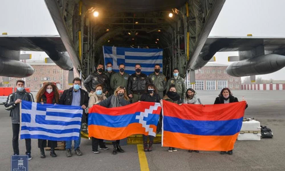 Ελληνική Αεροπορία: Αερογέφυρα ανθρωπιστικής βοήθειας στο Αρτσάχ
